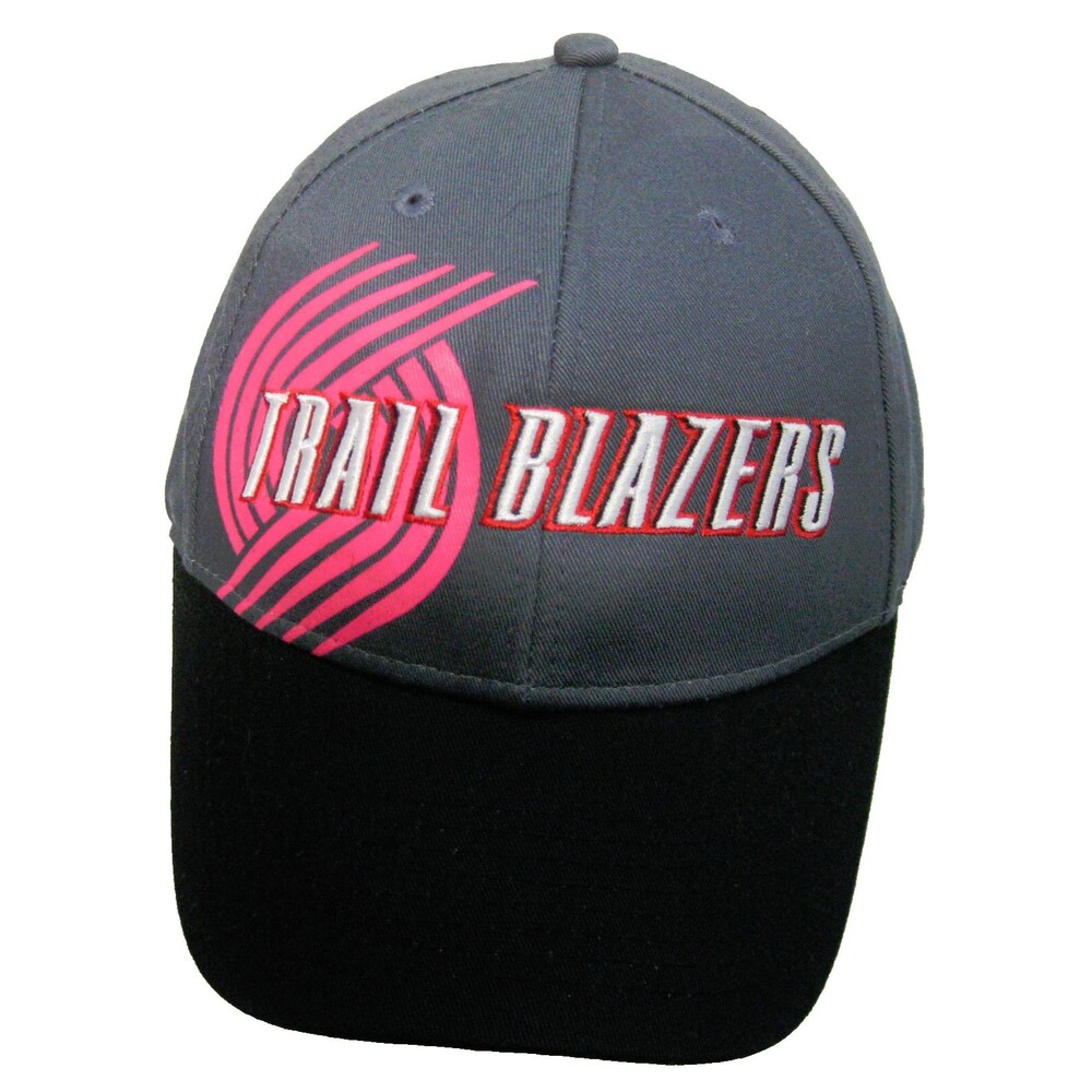 PORTLAND TRAIL BLAZERS Men's Gray Baseball Cap NBA Basketball Hat Adjustable